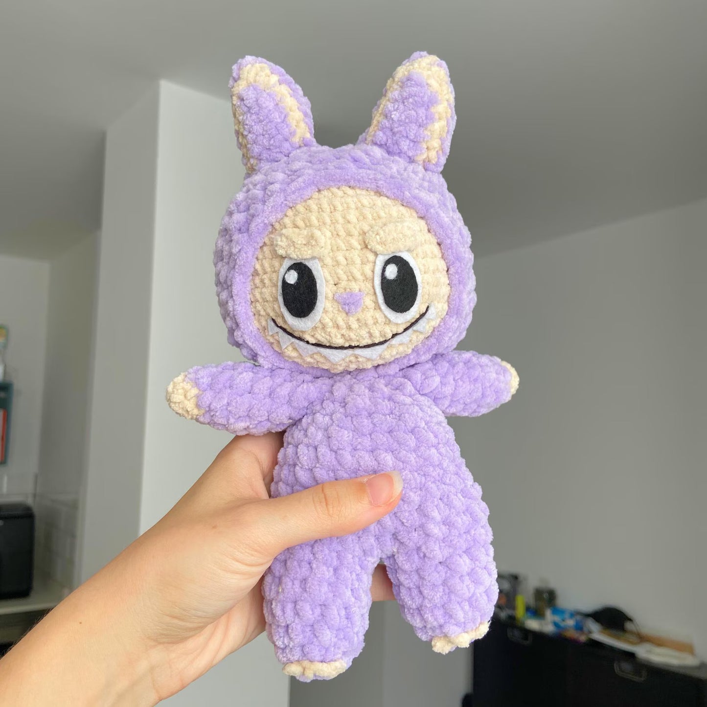 Labubu Crochet Pattern PDF Tutorial – Cute Amigurumi Monster